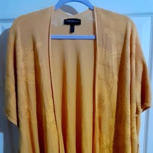 Yellow light weight kimono from Lane Bryant